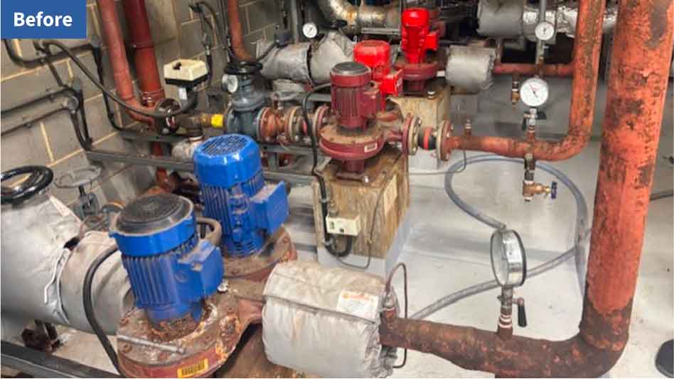 NHS Energy Efficiency Upgrade: LTHW Pump Modernisation